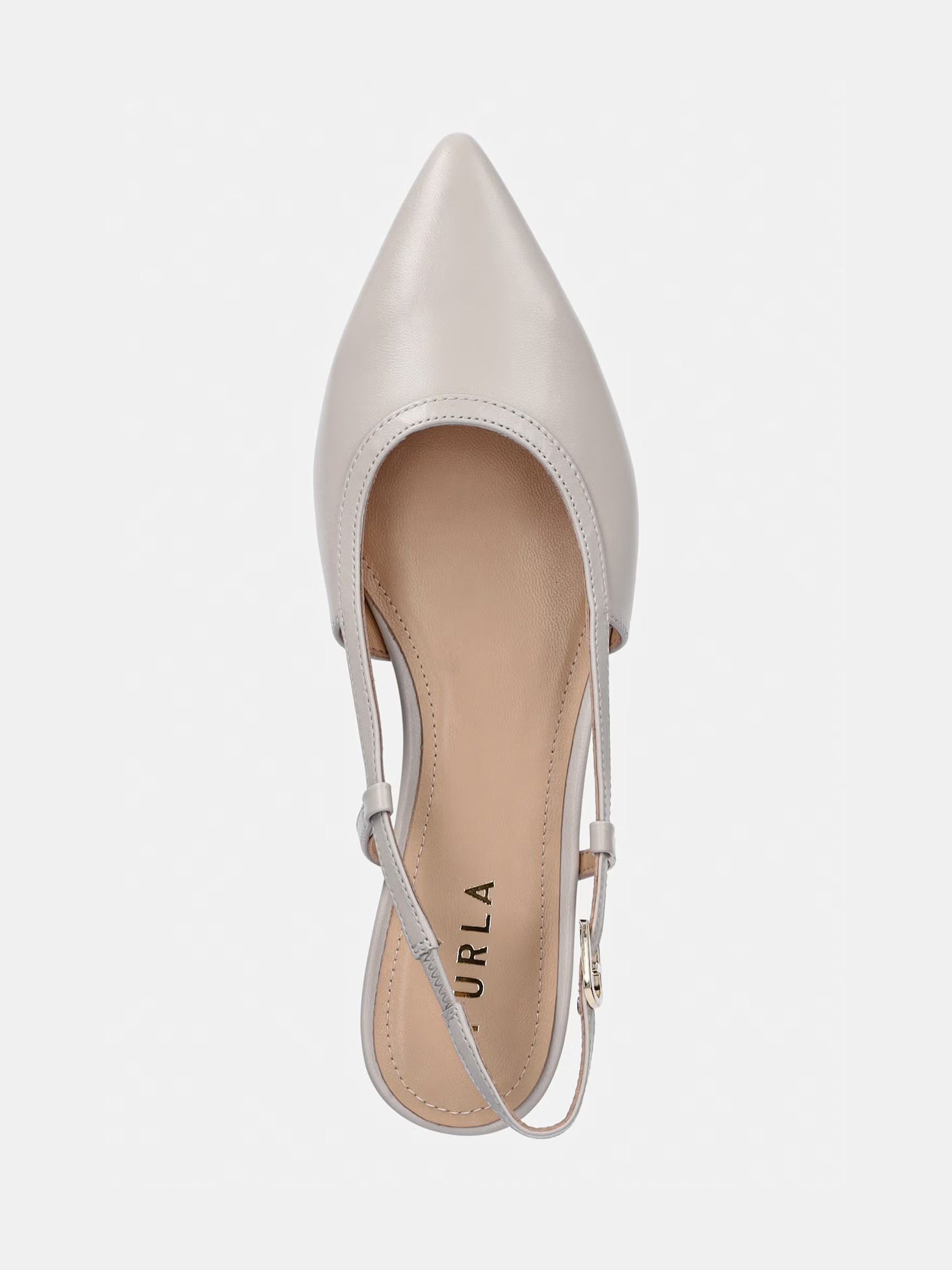 Punta Vallerina Slingback Nude & Neutrals Leather | Calzature