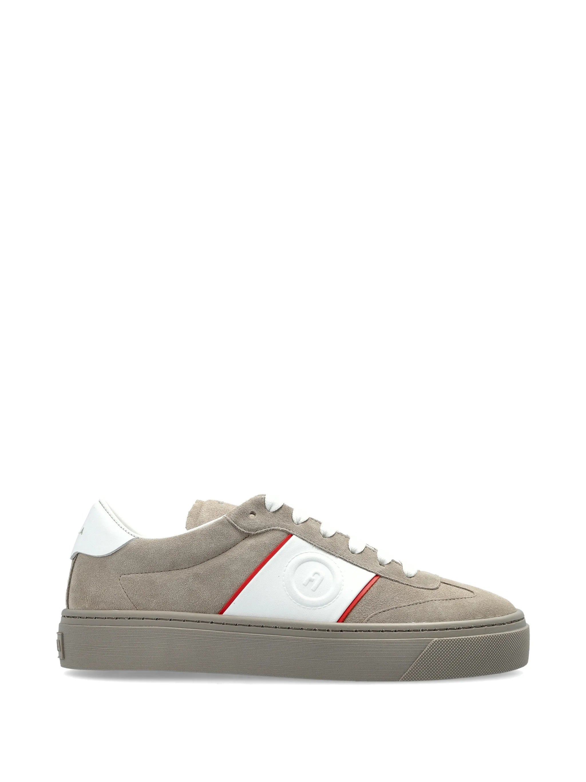 Enjoy Lace Uo Sneaker Nude & Neutrals Linen/flax | Calzature