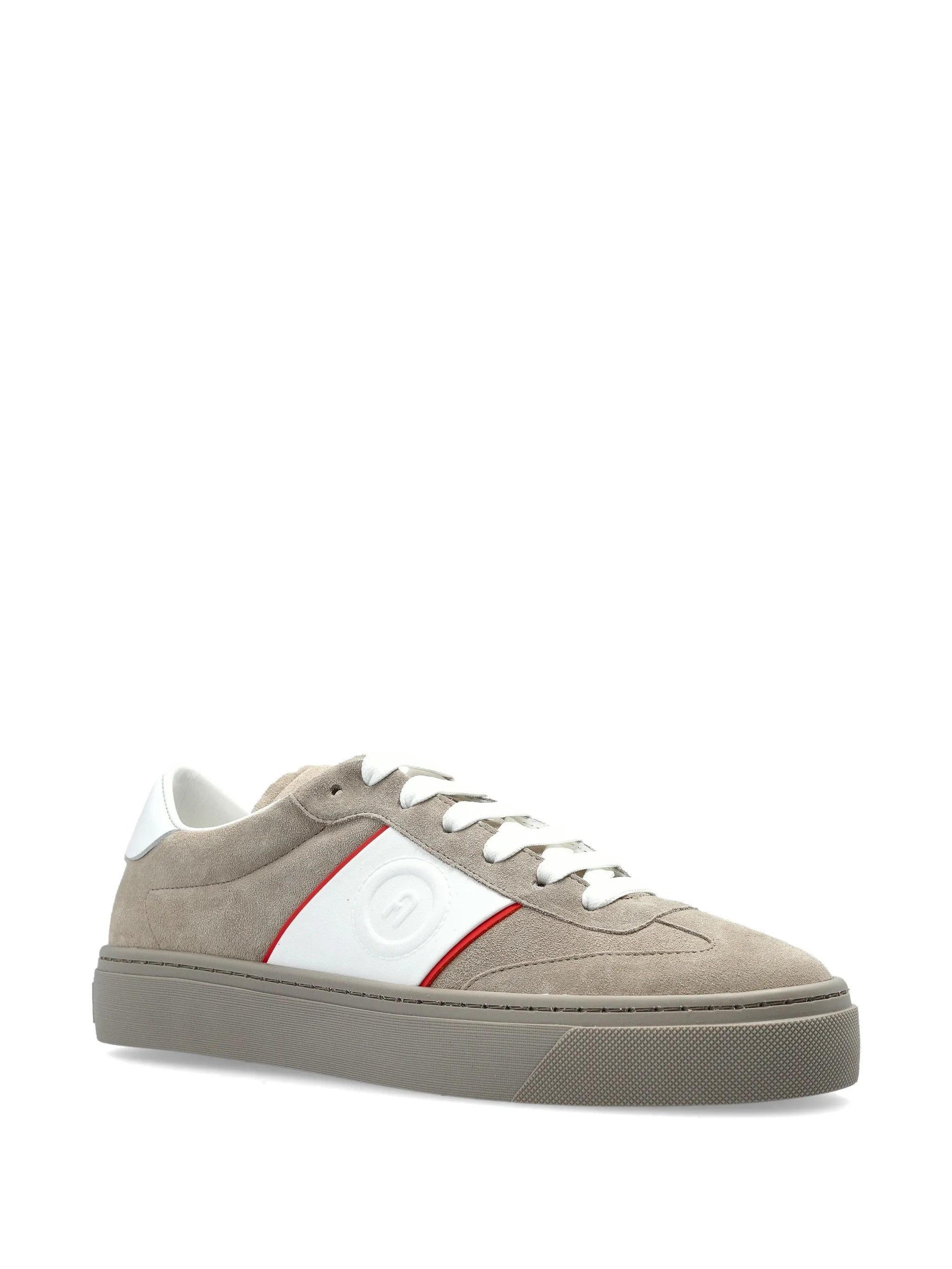 Enjoy Lace Uo Sneaker Nude & Neutrals Linen/flax | Calzature