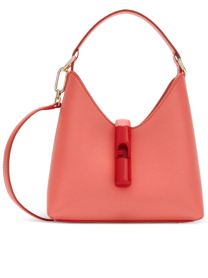 Iride Mini Hobo Pink & Purple Leather E Interno: Pl Borsa