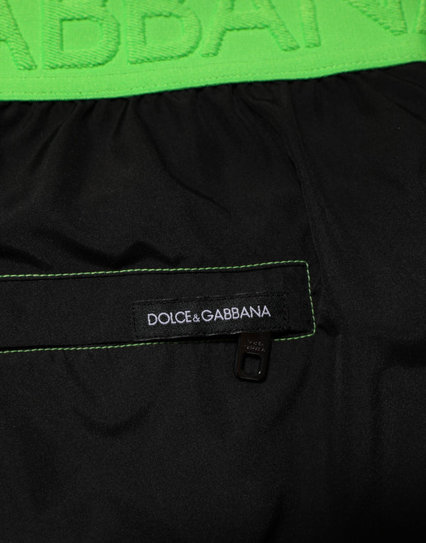 Dolce & Gabbana 100% Nylon; Lining: 85% Nylon swim shorts in black
