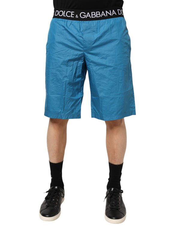 Dolce & Gabbana 100% Nylon; Lining: 85% Nylon shorts in blue