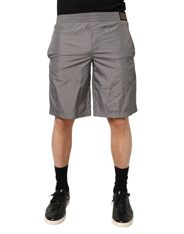 Dolce & Gabbana 100% Nylon shorts in gray