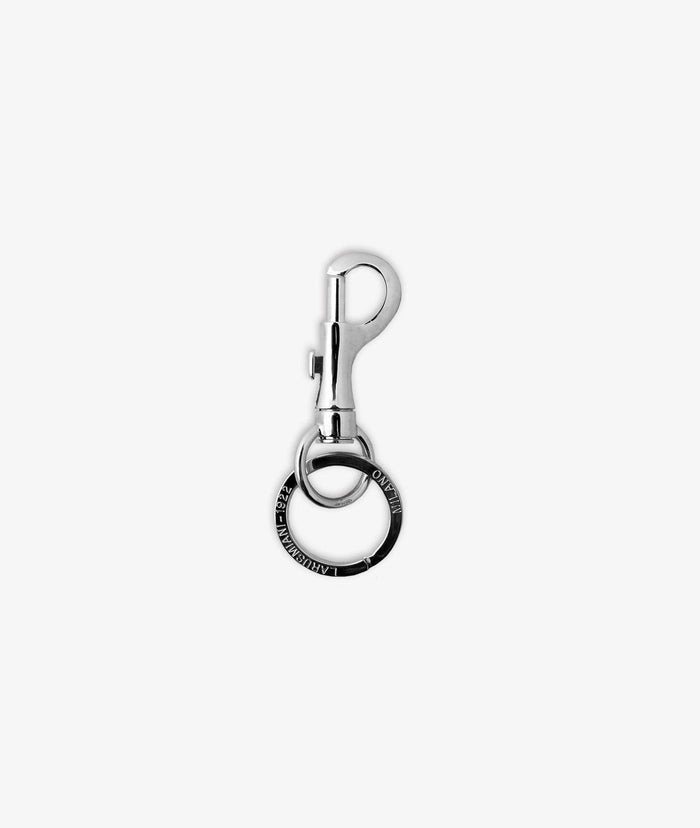 Carabiner Key Ring Silver Holder