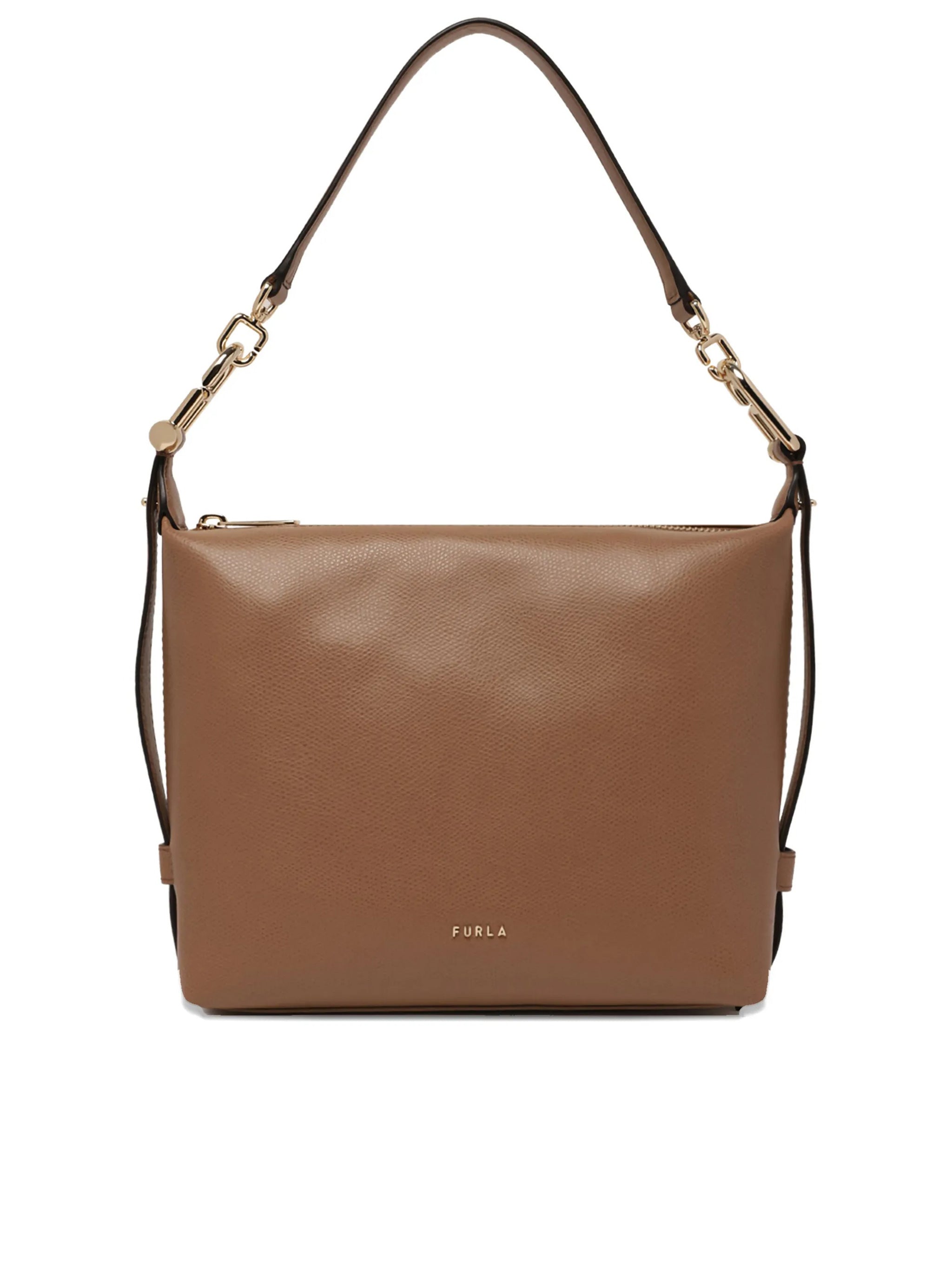 Tonie Mini Hobo Brown Leather Interno:pl Borsa