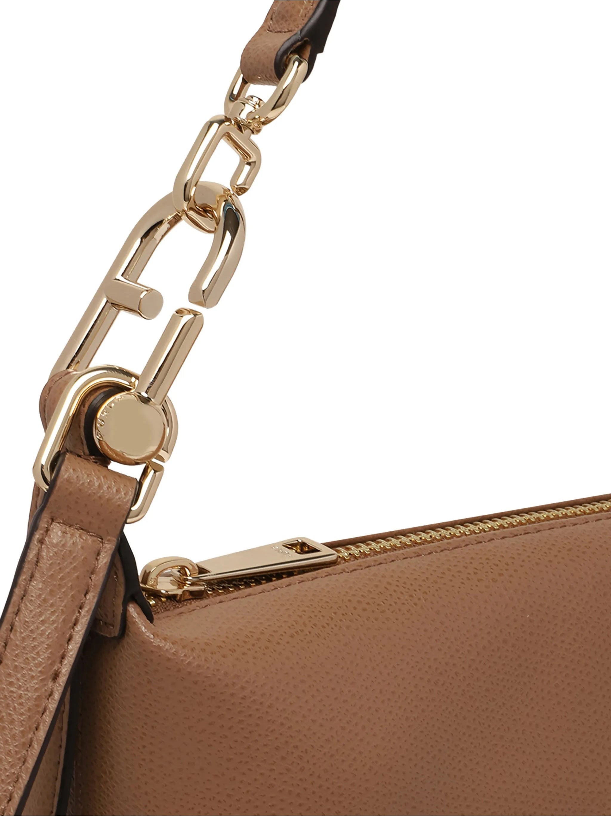 Tonie Mini Hobo Brown Leather Interno:pl Borsa
