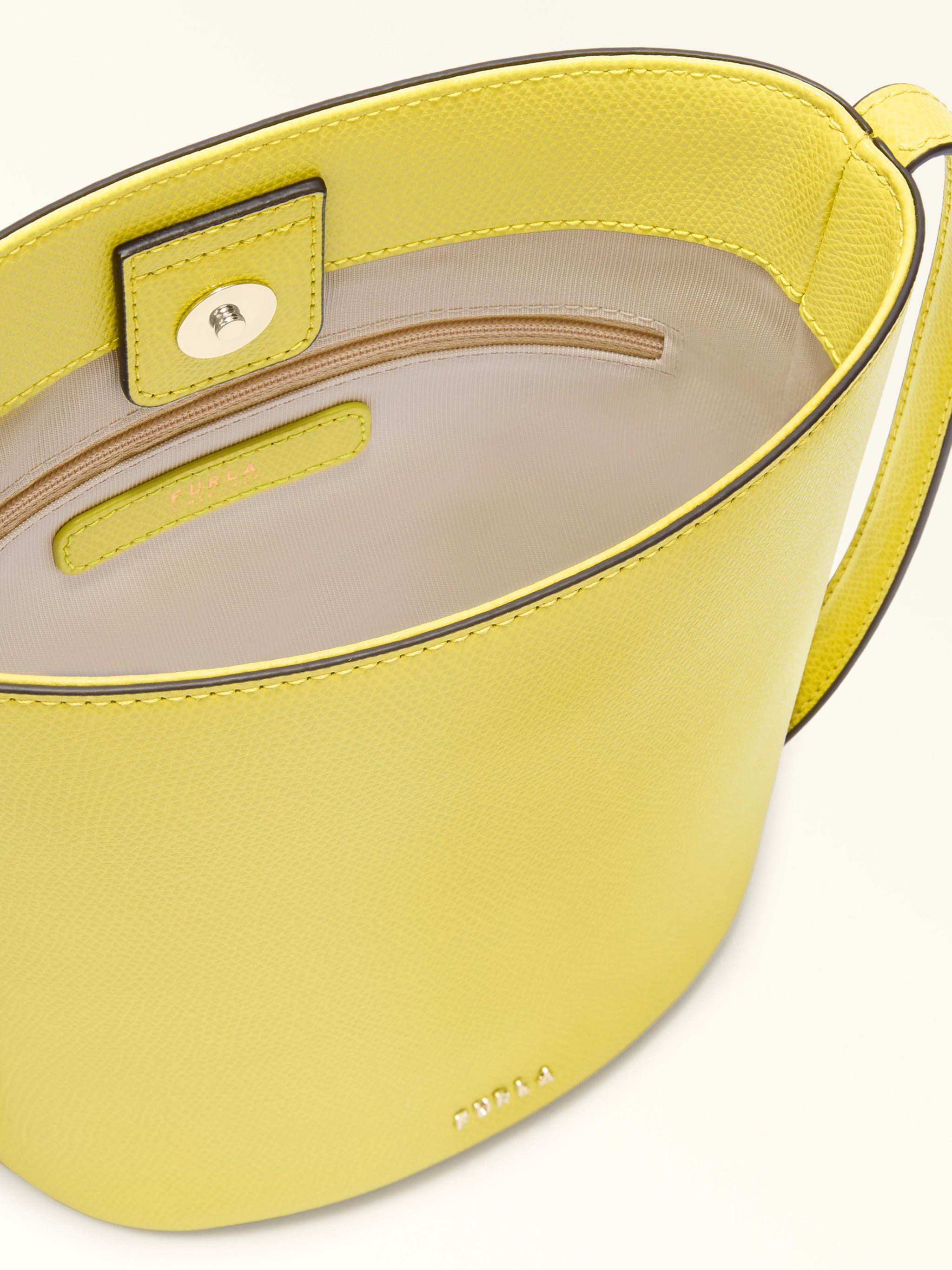 Roxie Bucket Bag Yellow & Orange Leather Interno:pl Borsa