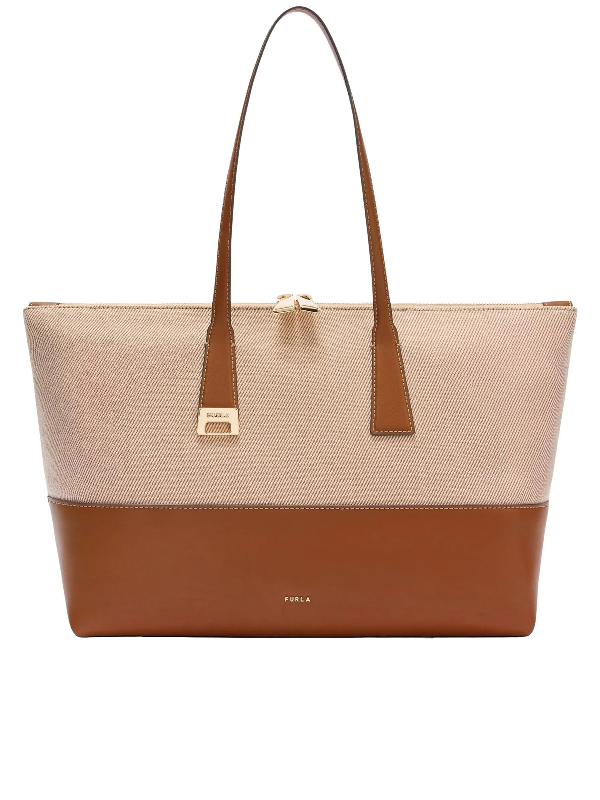 Olivia L Tote Brown Co Leather Interno:pl Borsa