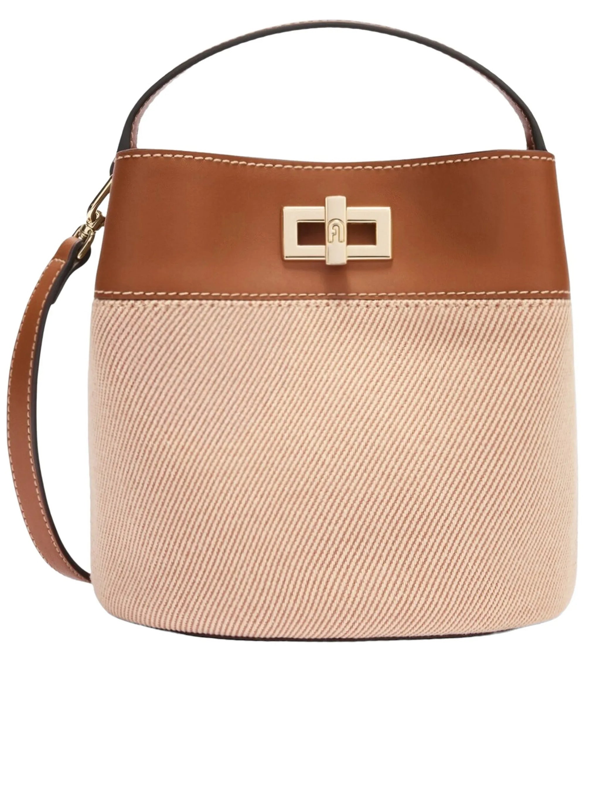 Amelia Mini Bucket Brown Borsa
