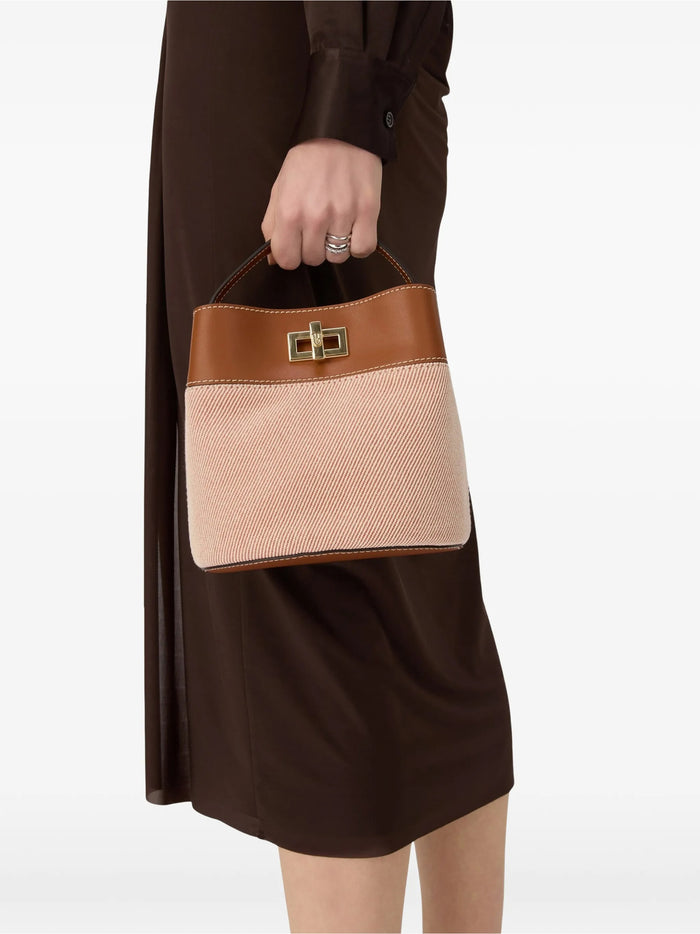 Amelia Mini Bucket Brown Borsa