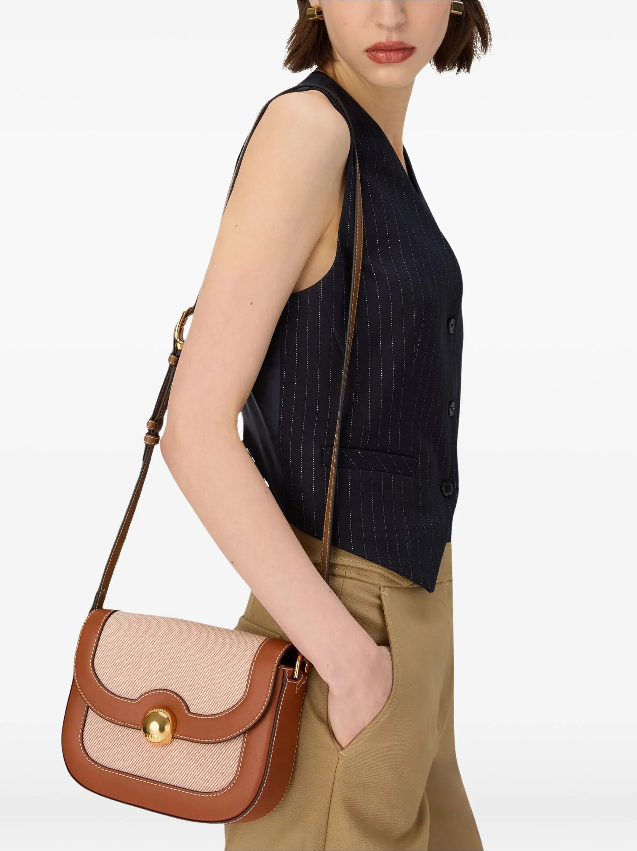 Moonlight S Crossbody Brown Co Leather Interno:pl Borsa