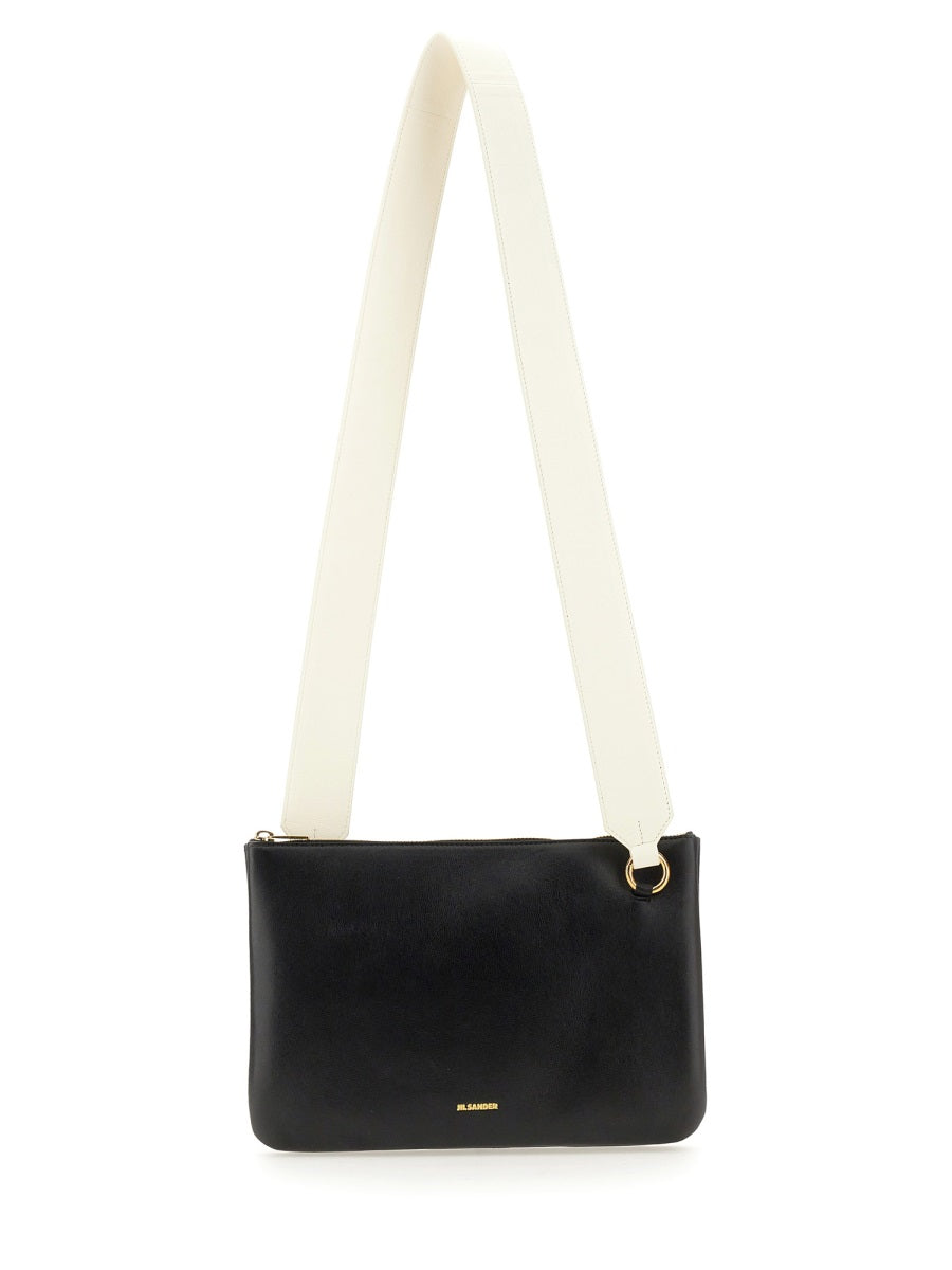Leather Link Bag Black Sheepskin Shoulder