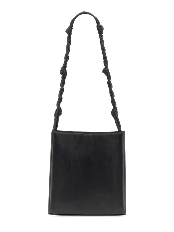 Medium Padded Tangle Bag Black Leather Shoulder