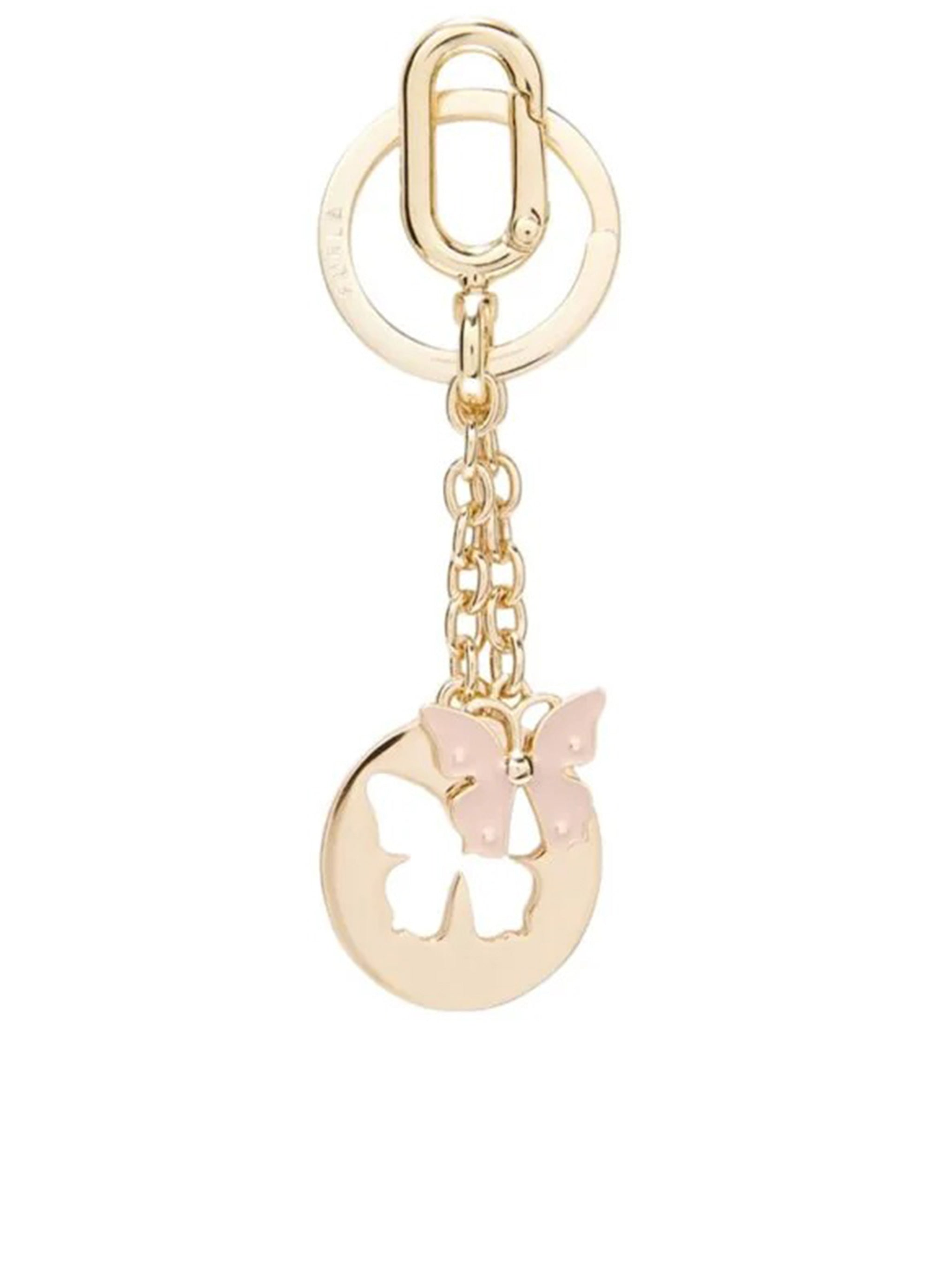 Crystal Keyring Butterfly Metallic Zamak Reasin Brass Iron Object