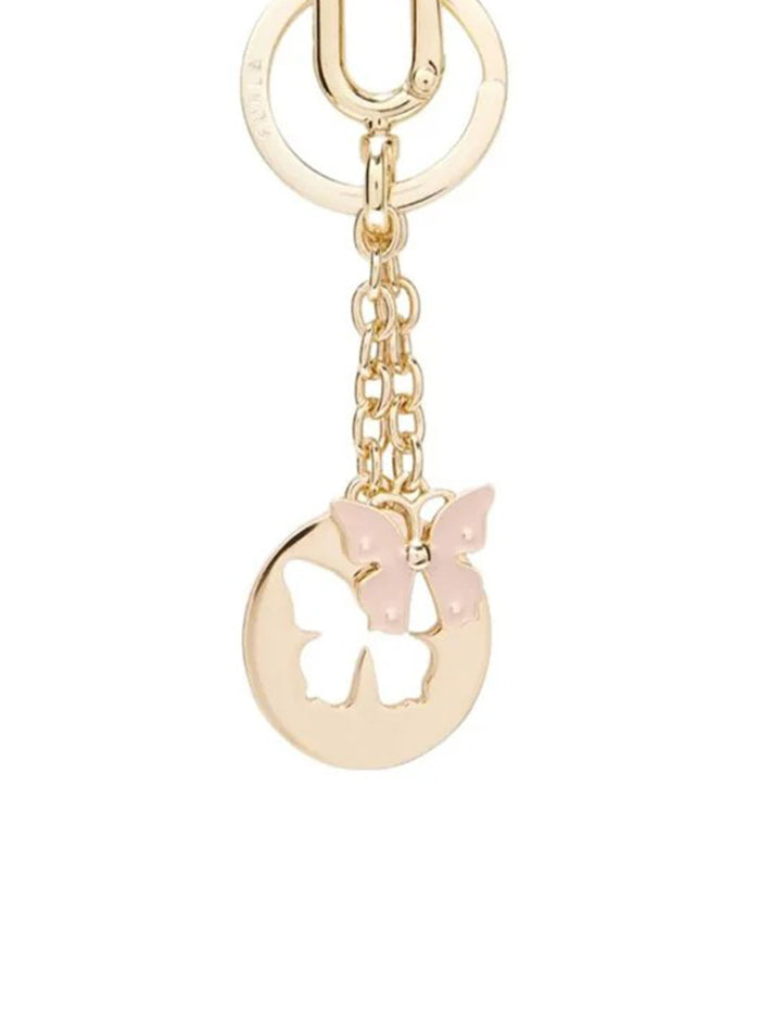 Crystal Keyring Butterfly Metallic Zamak Reasin Brass Iron Object