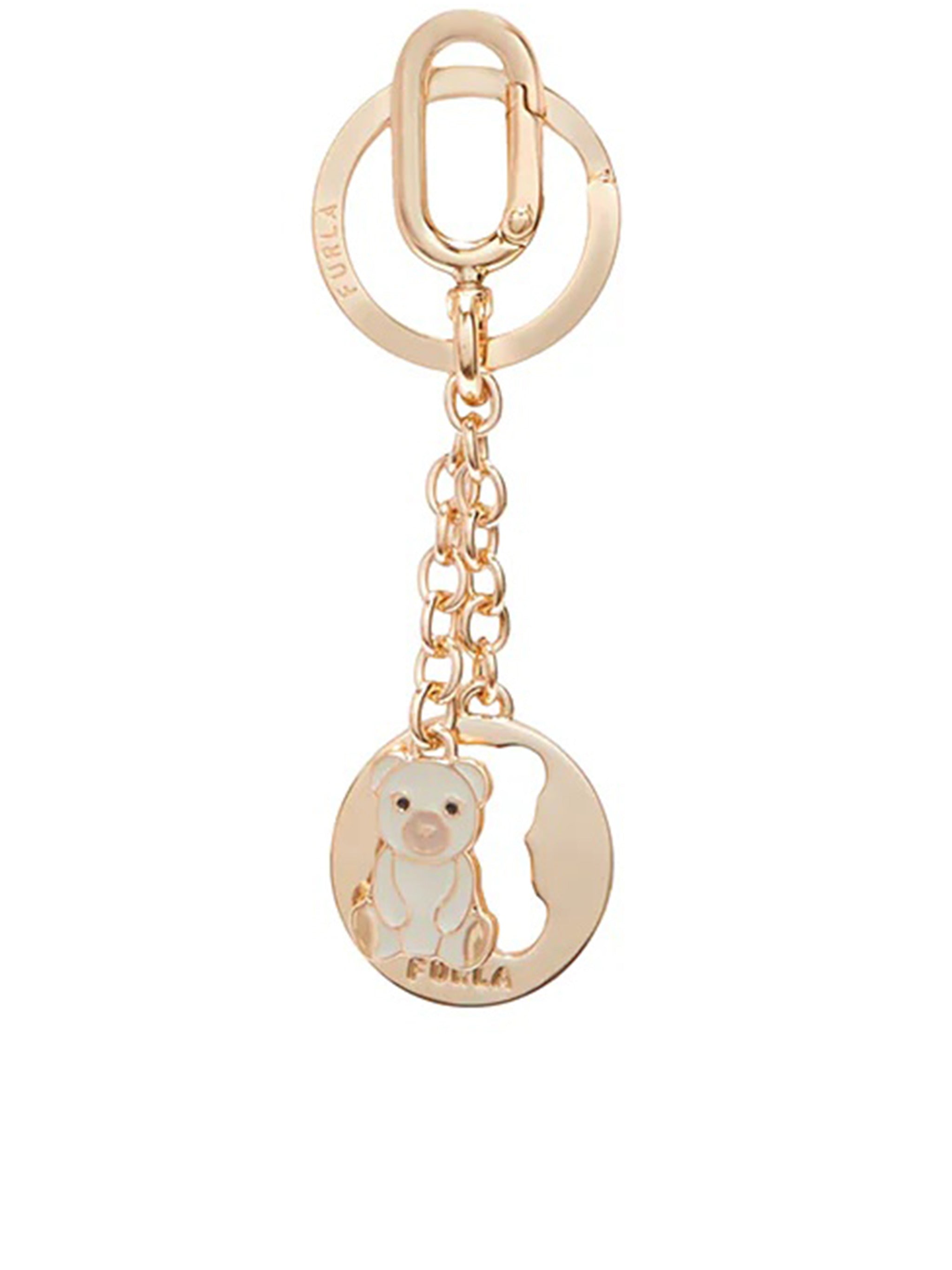 Crystal Keyring Bear Metallic Zamak Brass Iron Resin Object