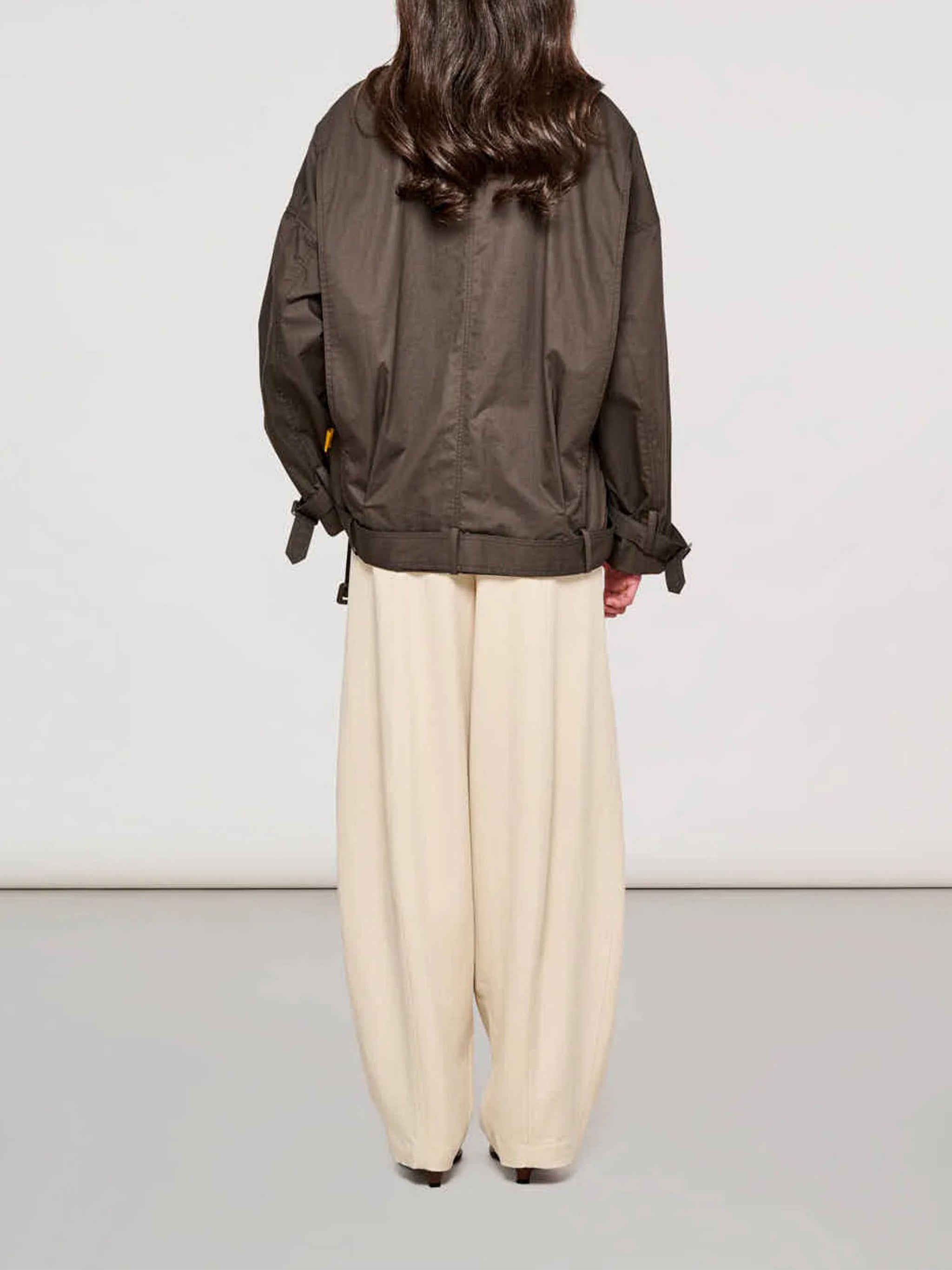 Carcoat Cotone Smerigliato Brown Cappotto