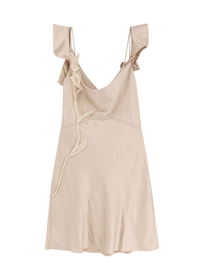 SELF PORTRAIT Dresses Beige Poliestere
