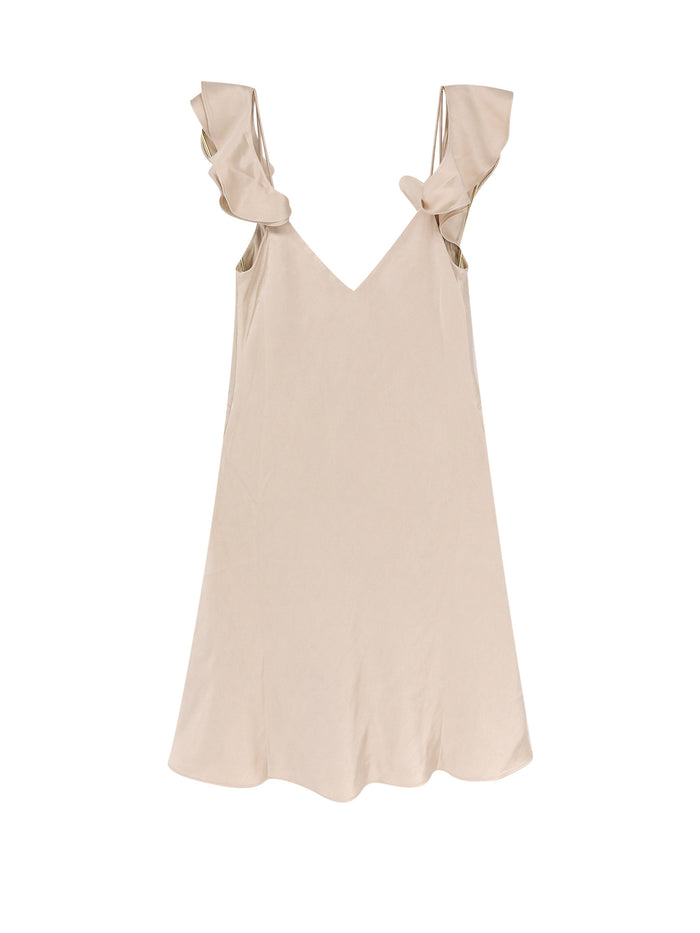 SELF PORTRAIT Dresses Beige Poliestere