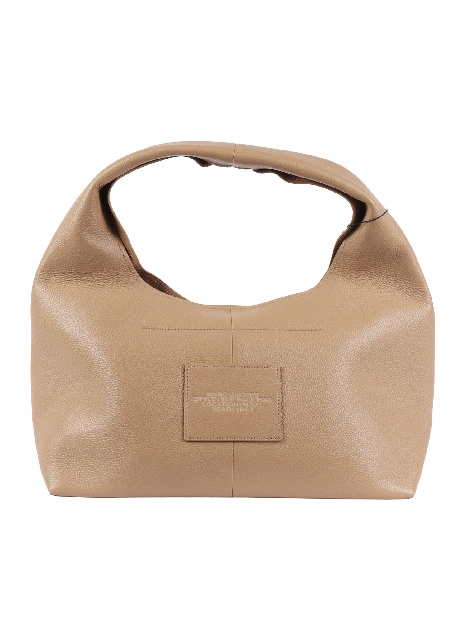 THE SACK Camel Cow Leather Shoulder Bag