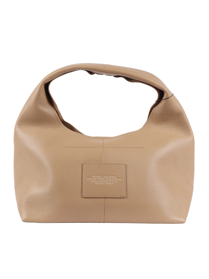 THE SACK Camel Cow Leather Shoulder Bag
