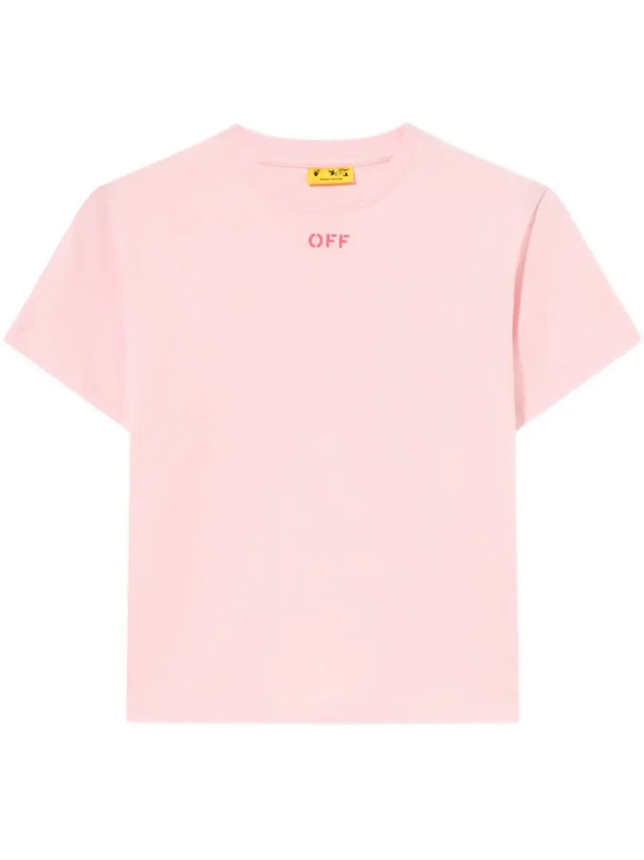 Off Diag Tee S-s Pink & Purple T-shirt