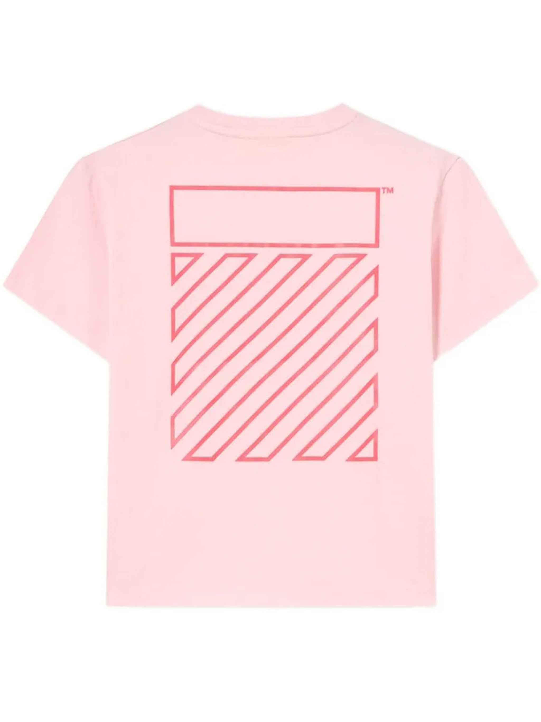 Off Diag Tee S-s Pink & Purple T-shirt