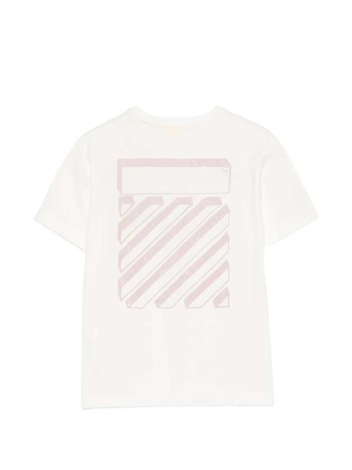 Scribble Diag Tee S-s White T-shirt