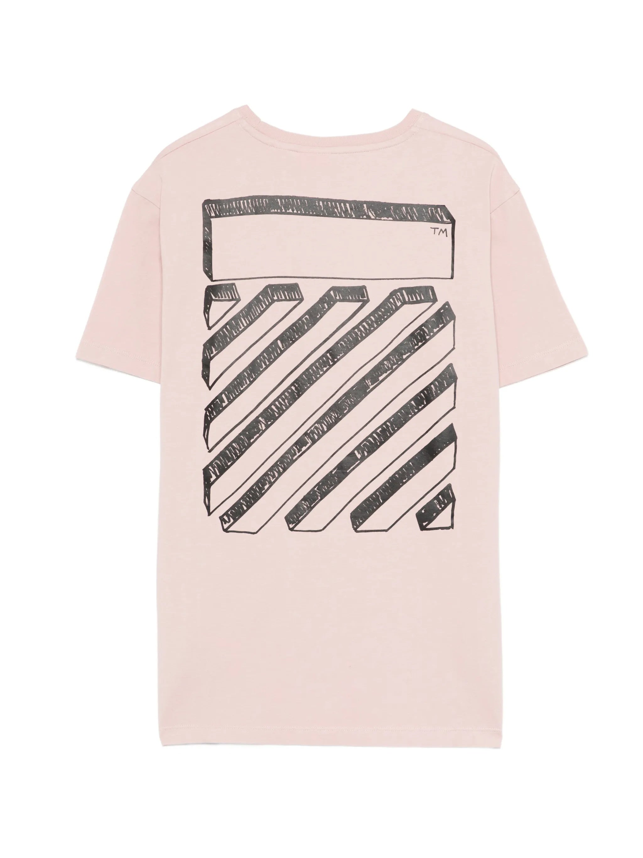 Scribble Diag Tee S-S Brown T-shirt