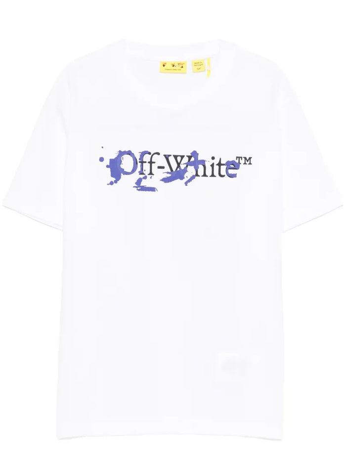 Big Bookish Splat Ink Tee S-S White T-shirt
