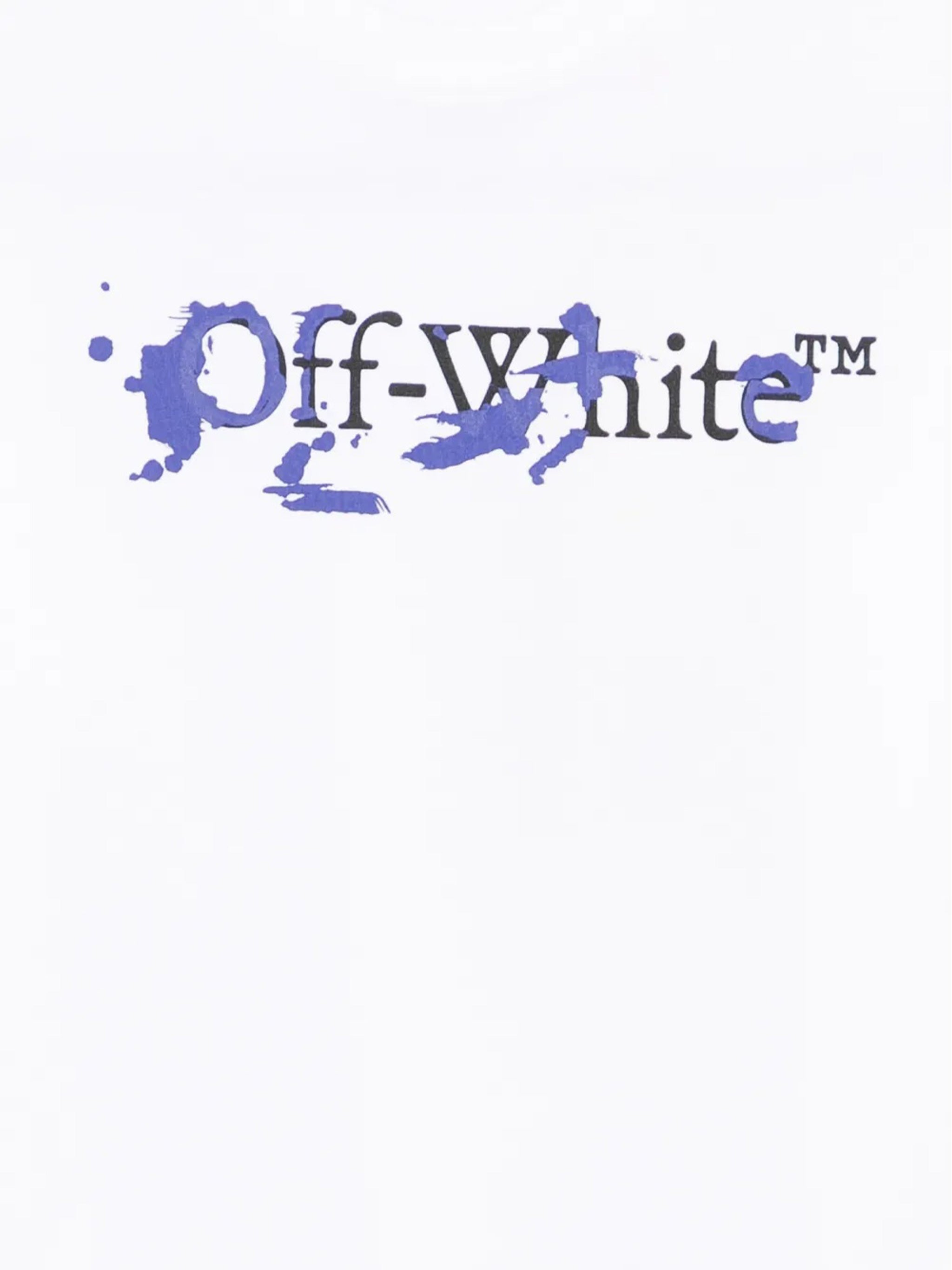 Big Bookish Splat Ink Tee S-S White T-shirt
