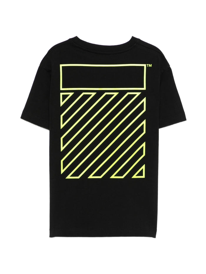 Off Diag Tee S-s Black T-shirt