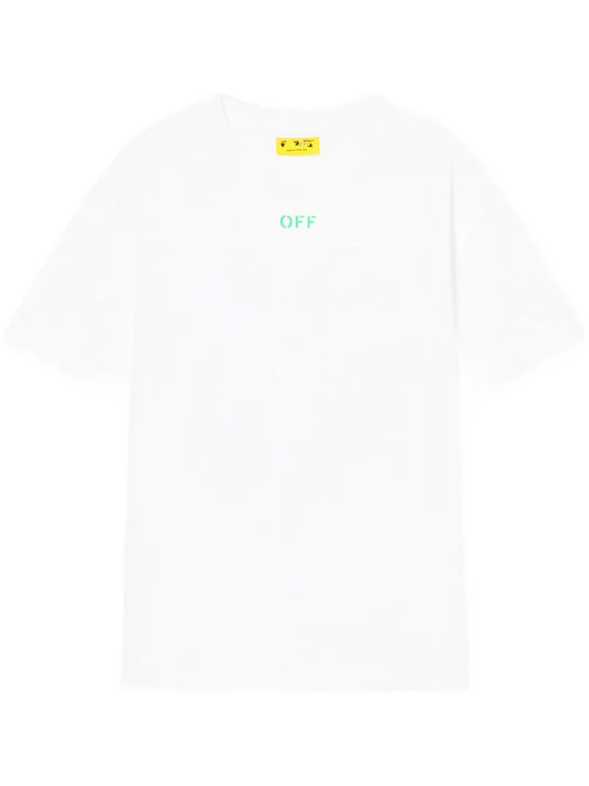 Off Diag Tee S-s White T-shirt