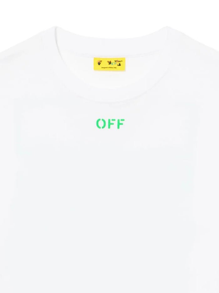 Off Diag Tee S-s White T-shirt