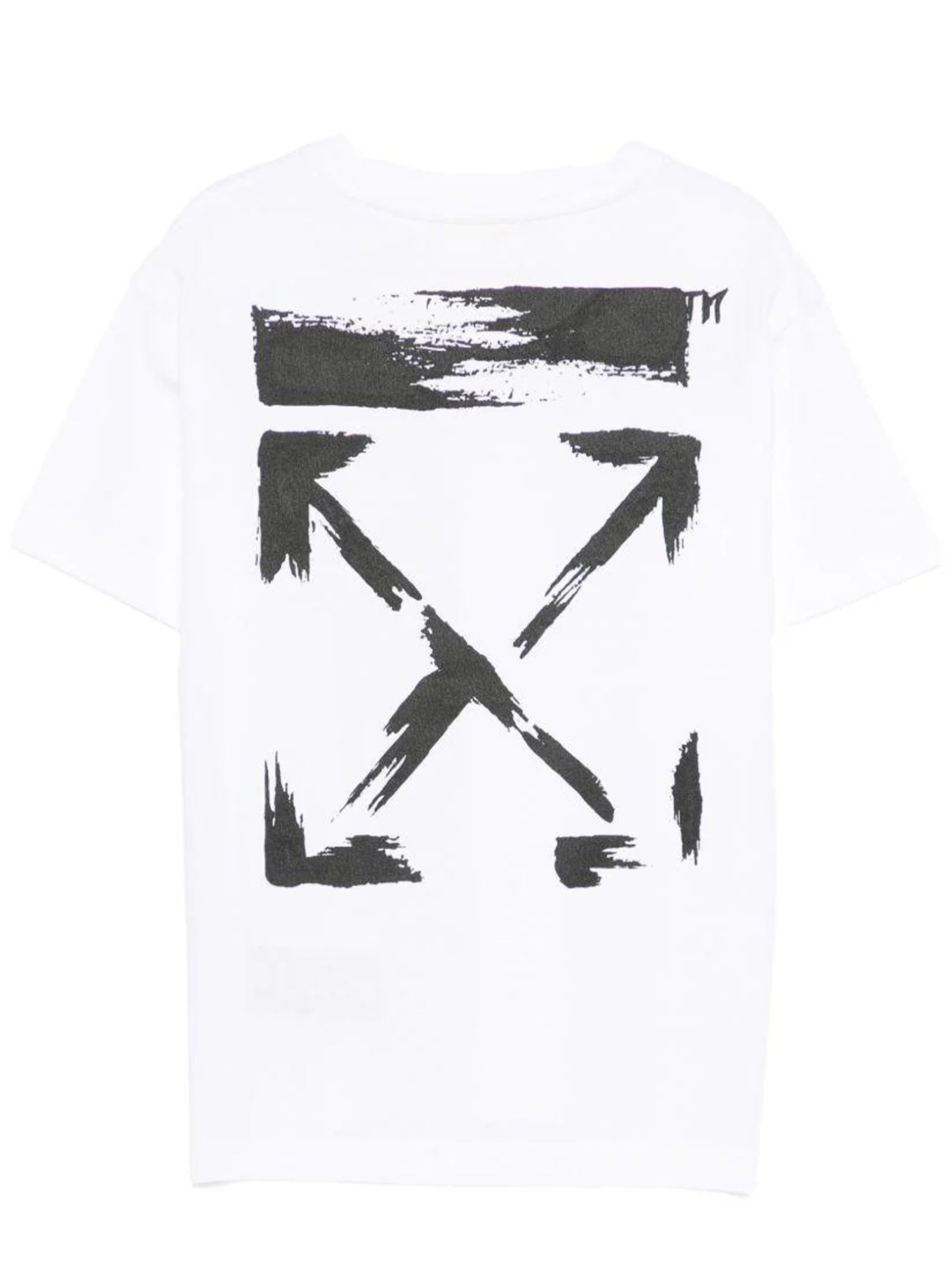 Arrow Paint Tee S-s White T-shirt