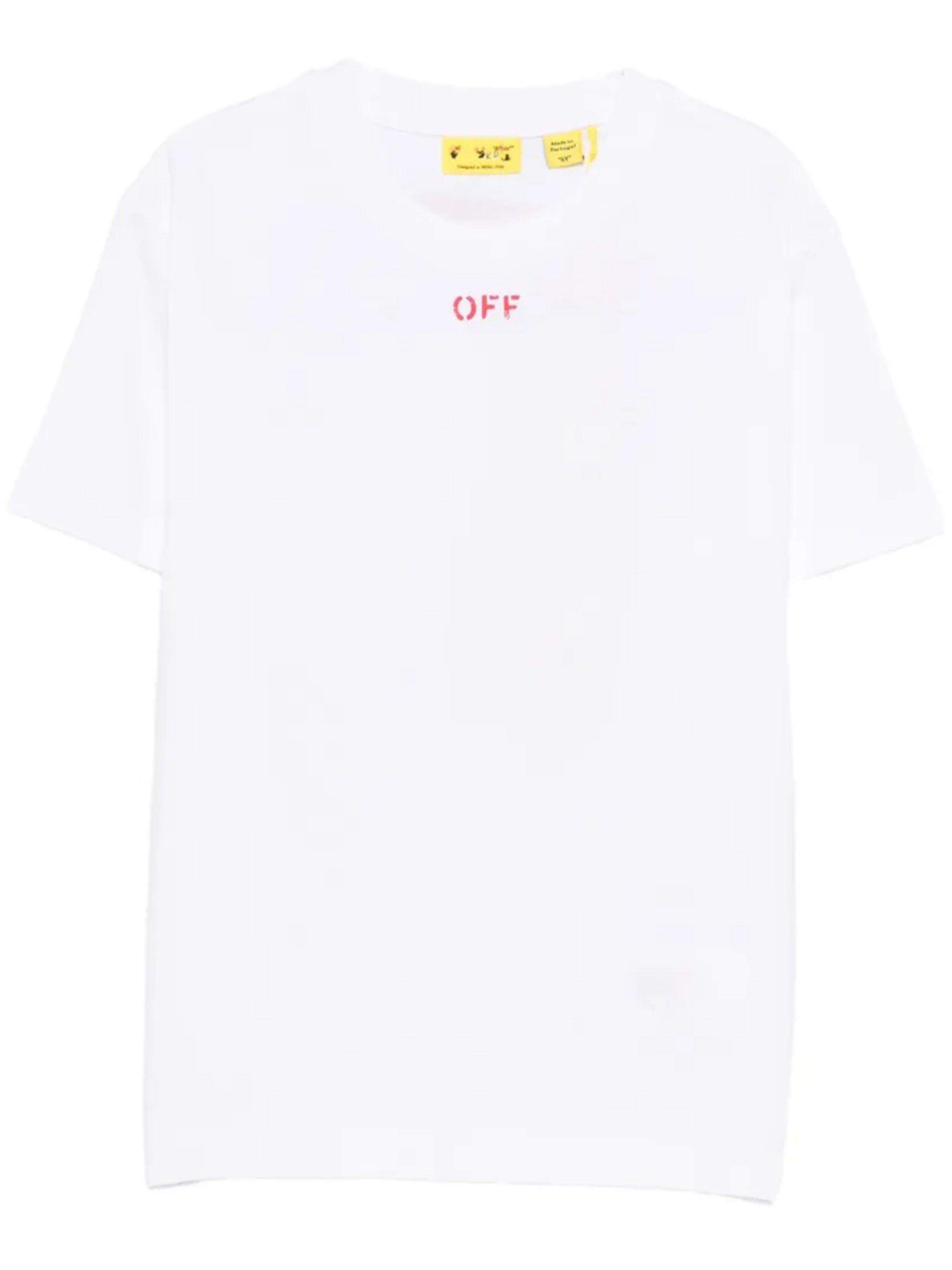 Arrow Paint Tee S-S White T-shirt