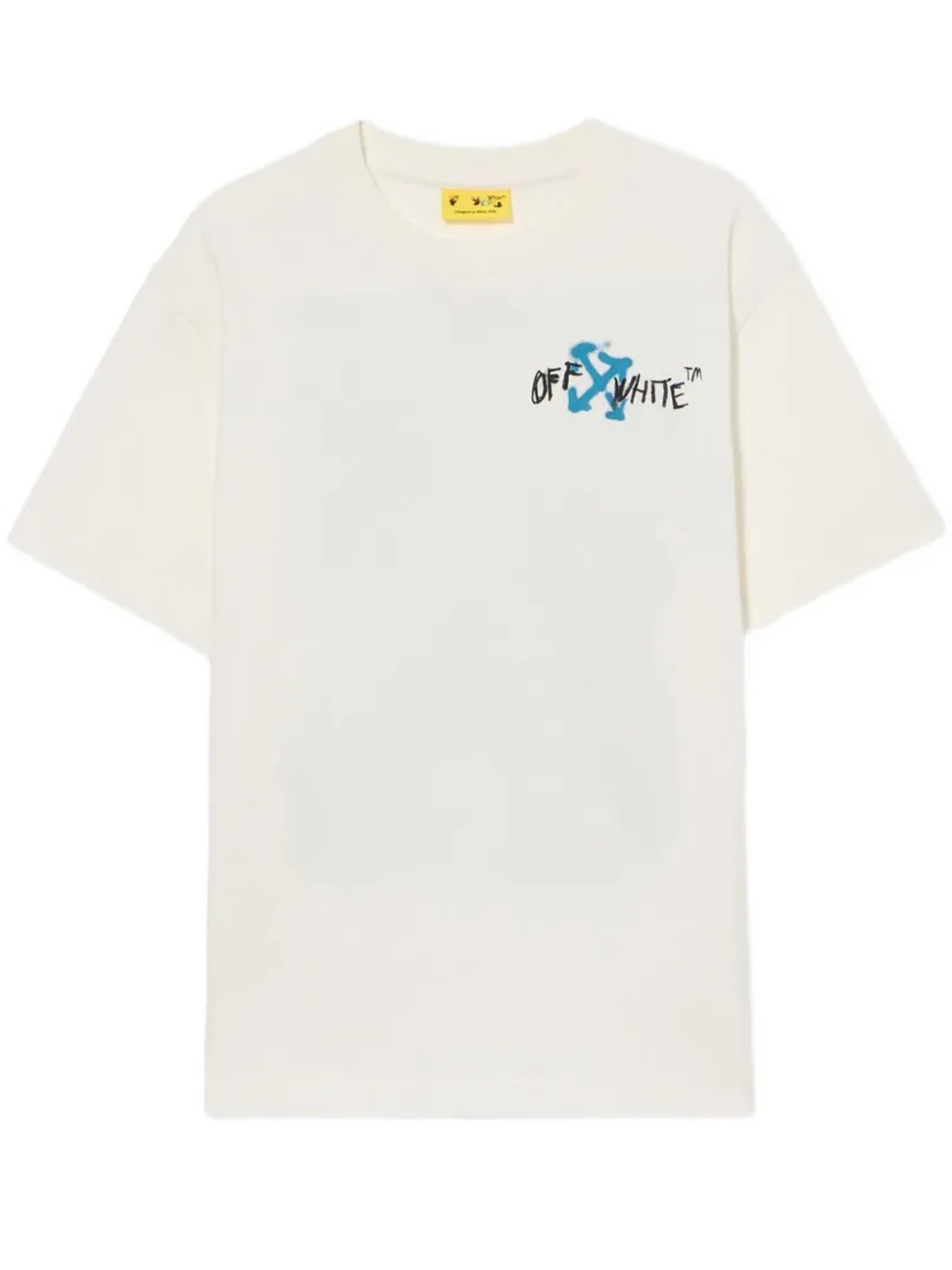 Arrow Spray Tee S-s White T-shirt