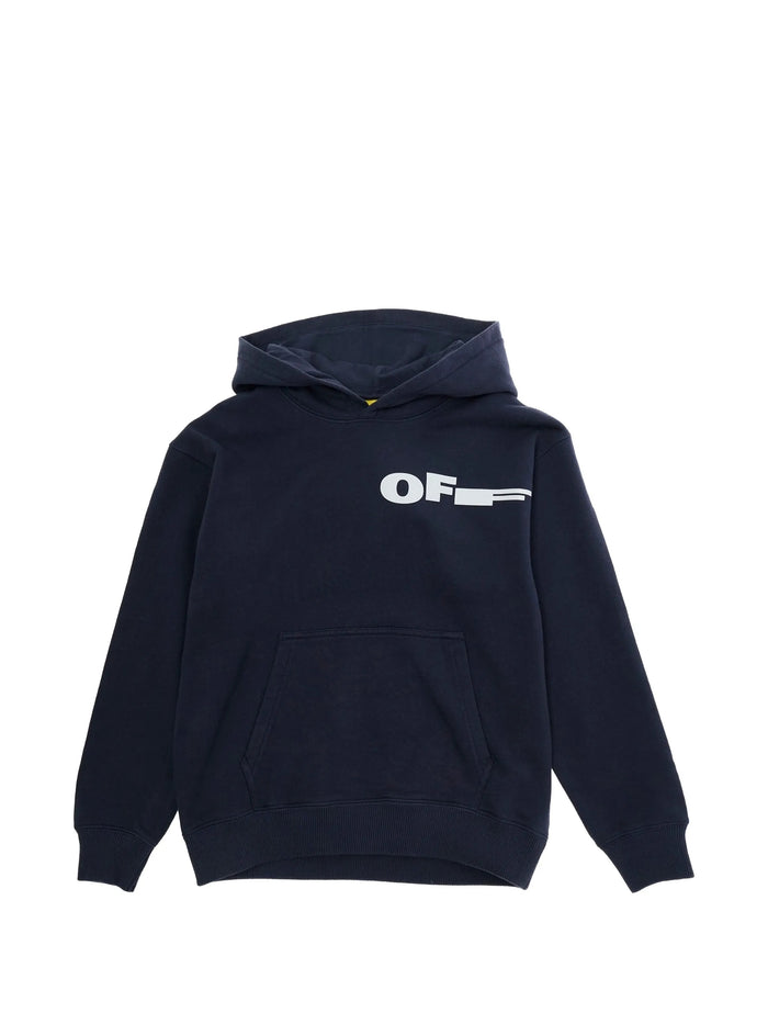Type Hoodie Blue Felpa