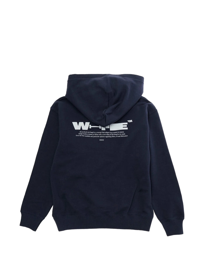 Type Hoodie Blue Felpa