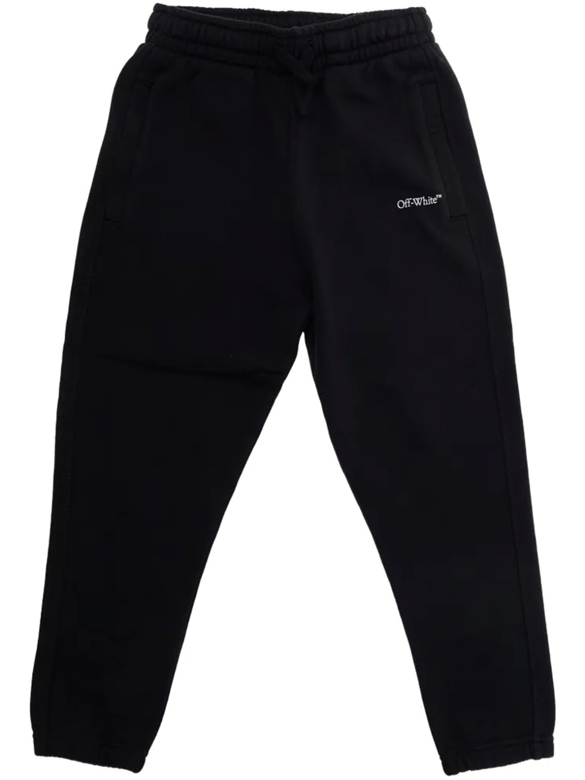 Bookish Diag Sweatpant Black Pantaloni