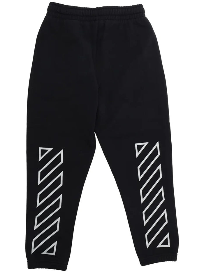 Bookish Diag Sweatpant Black Pantaloni