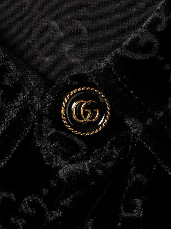 Cropped Shirt Black Camicia