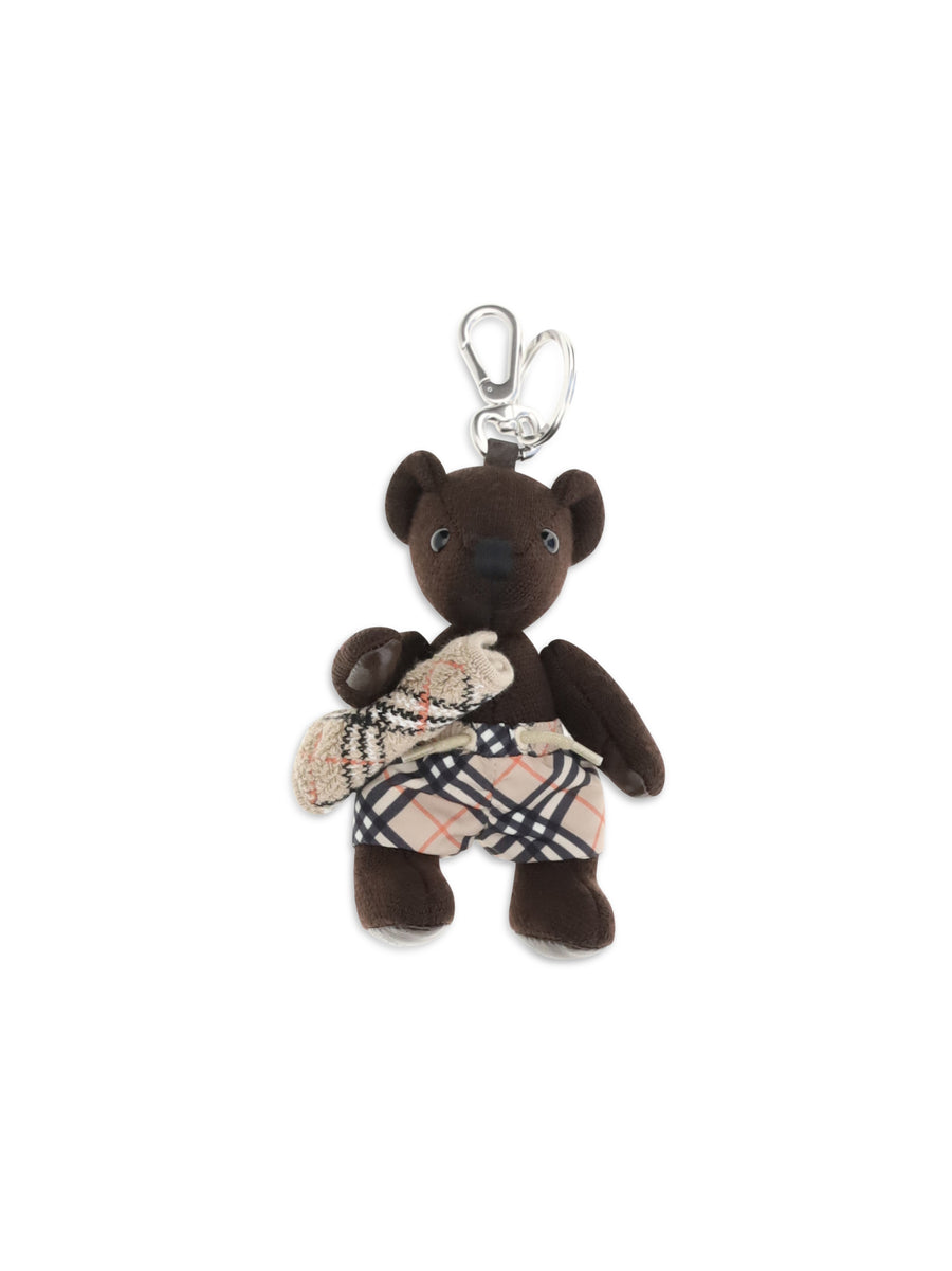 Bag Charm Thomas Bear Sand Wool (ovis Aries) Keyrings & Chains