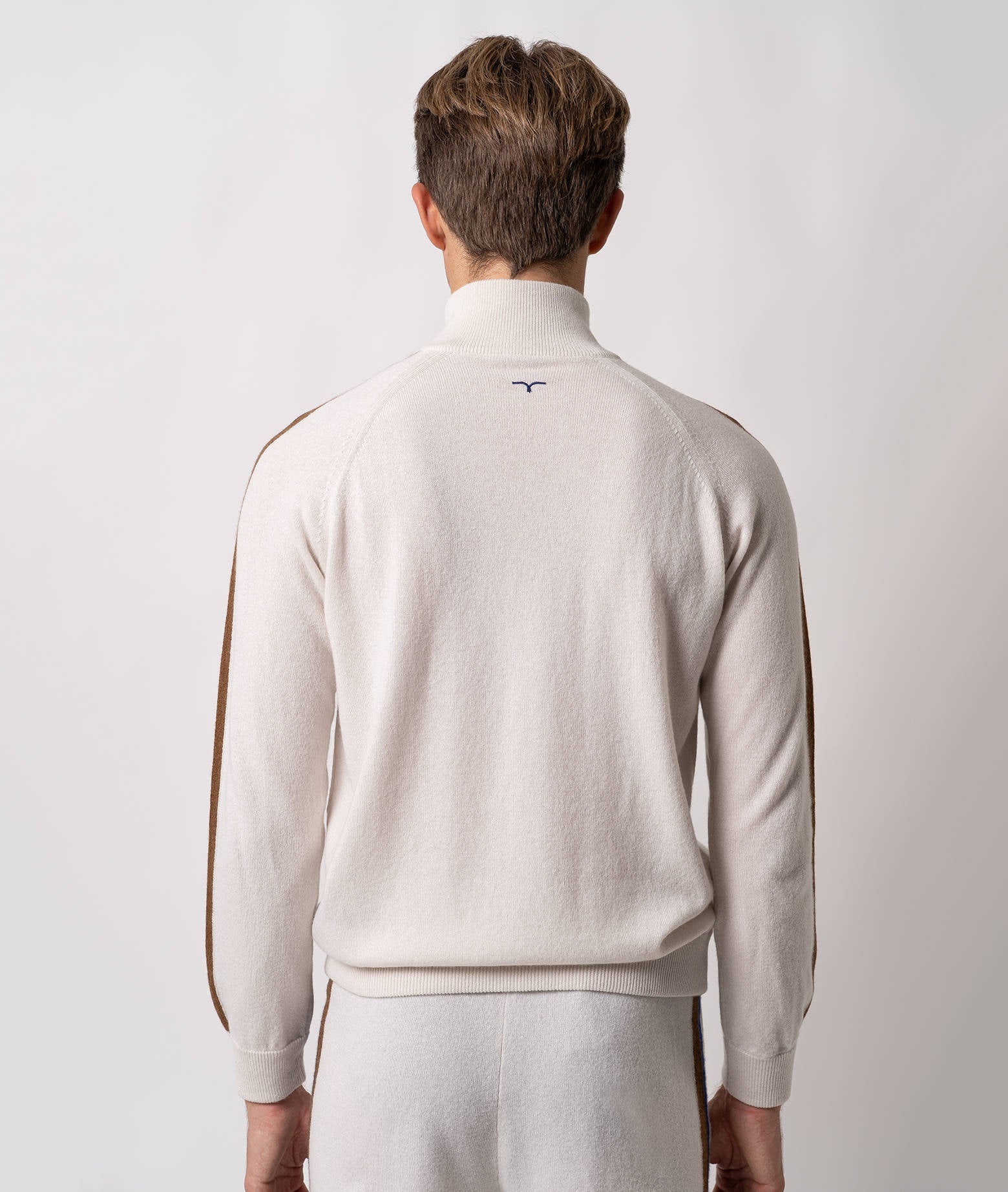 Cashmere Pullover Ski Collection Capsule Ivory Turtle Neck Sweater