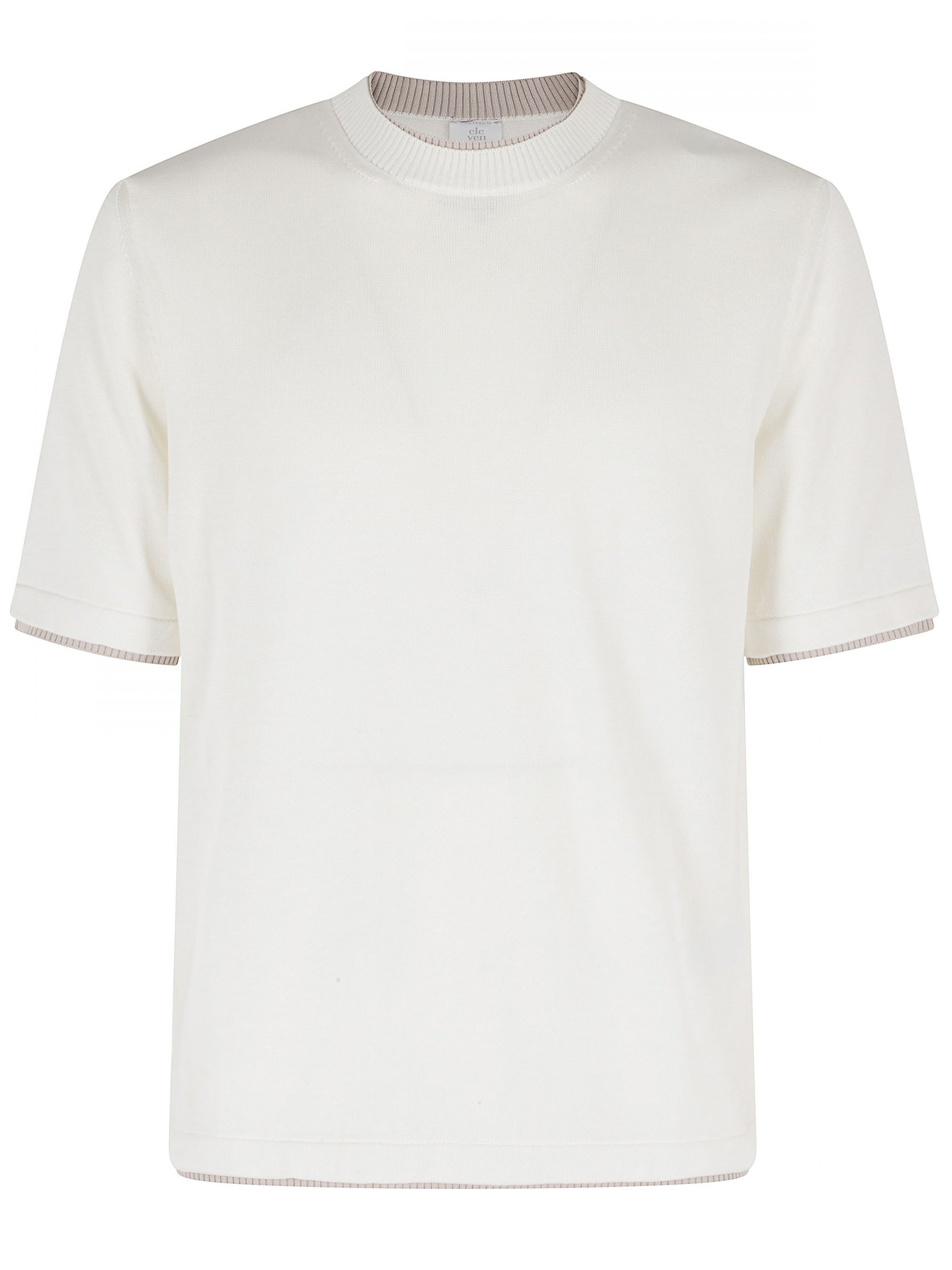 T-Shirt 02 Bianco E Beige