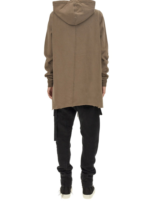 Oversized Hoodie Beige Cotton Sweatshirts