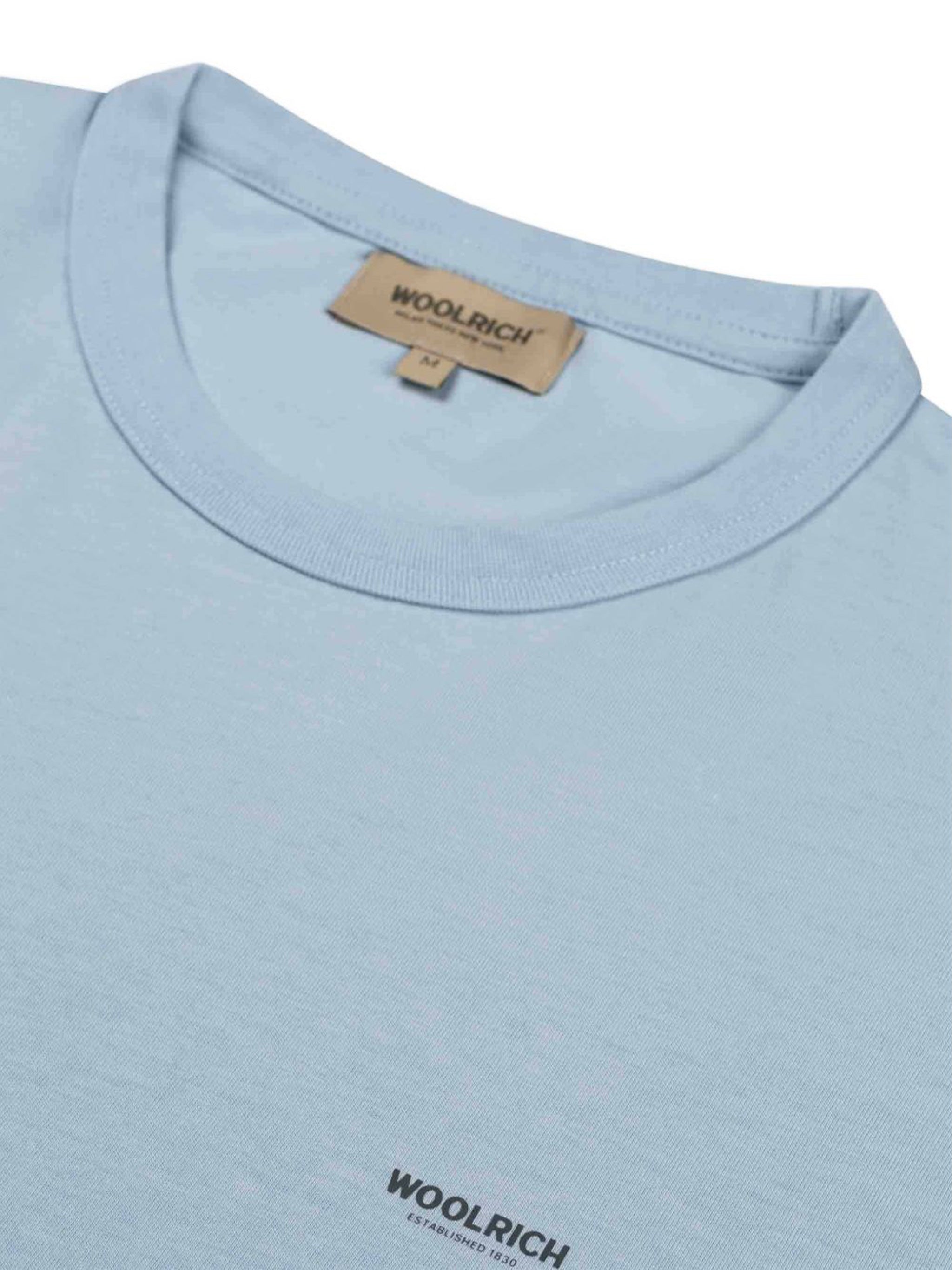 Cotton Logo T-Shirt Blue