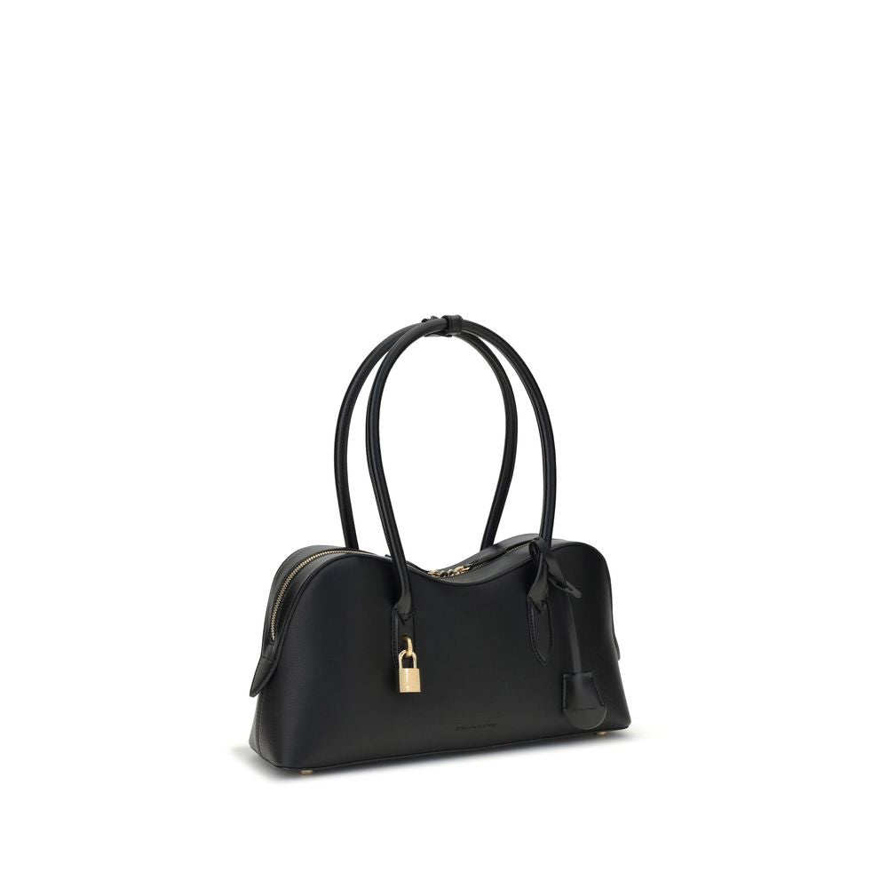 Stella McCartney 50% Nylon (upper) shoulder bag in black — view 2
