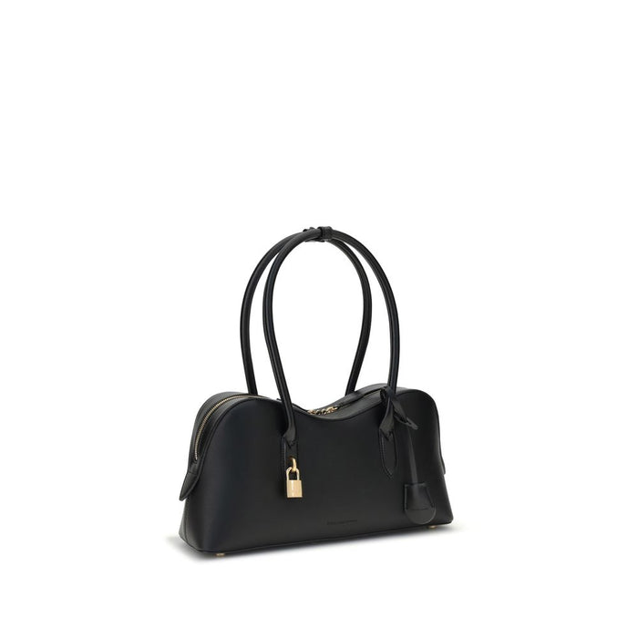Stella McCartney 50% Nylon (upper) shoulder bag in black — view 2