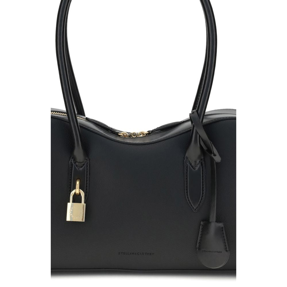 Stella McCartney 50% Nylon (upper) shoulder bag in black — view 4